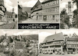 73047620 Stolberg Harz Rittergasse Saigerturm Markt Rathaus Josephshoehe Stolber - Stolberg (Harz)