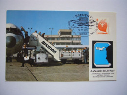 Avion / Airplane / LUFTHANSA / Boeing 727 / Seen At Bremen Airport / Aéroport / Flughafen - 1946-....: Era Moderna