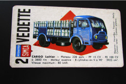 Carte De Jeux  "CHOCOLATERIE De L'UNION" - Série "Jeux Des 7 Familles AUTO" - Toy Memorabilia