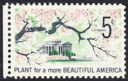 !a! USA Sc# 1318 MNH SINGLE W/ Left Margin (a1) - Beautif. Of America - Nuovi