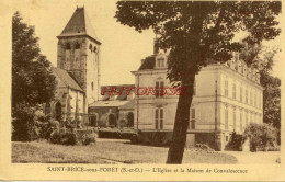 CPA SAINT BRICE SOUS FORET - (S. ET O.) - L'EGLISE ET LA MAISON DE CONVALESCENCE - Saint-Brice-sous-Forêt