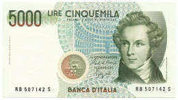 5000 LIRE BANCA D'ITALIA VINCENZO BELLINI LETTERA B 12/01/1988 FDS-/FDS - Autres & Non Classés