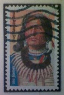 United States, Scott #5798, Used(o), 2023, Chief Standing Bear (66¢), Multicolored - Used Stamps