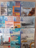 LOT DE ONZE REVUES "NAVIRES ET HISTOIRE", ANNEES 2001 à  2005. - Andere & Zonder Classificatie