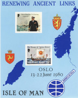 Man (isla De) - 4-H - 1980 Visita De Olav De Noruega Norwex - Man (Insel)