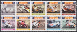 Man (isla De) 1705/14 2011 Deportes Motos Personalidades MNH - Man (Ile De)