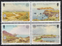 Man (isla De) 302/05 1986 Europa Protección De La Naturaleza MNH - Man (Ile De)