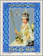Man (isla De) - 119 - 1978 25º Aniv. Coronación Isabel II Lujo - Man (Insel)