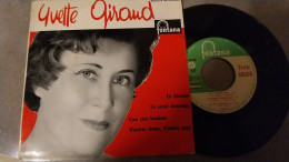 45 Tours YVETTE  GIRAUD  EN UKRAINE + TITRES - Altri - Francese