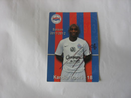 Football - SM Caen 2011/2012 - Autographe Kandia Traoré - Autografi