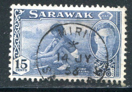 SARAWAK- Y&T N°181- Oblitéré (très Belle Oblitération!!!) - Sarawak (...-1963)