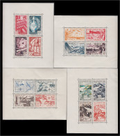 Marruecos Fr. Morocco HB 1/4 1949 Artesanía Cartas Paisajes MH - Autres - Afrique