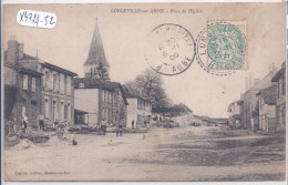 LONGEVILLE-SUR-LA-LAINES- PLACE DE L EGLISE - Sonstige & Ohne Zuordnung