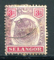 SELANGOR- Y&T N°13- Oblitéré - Selangor