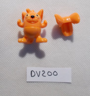 Kinder - Chat Orange Tampon Encreur - DV200 - Sans BPZ - Montables