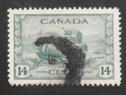 CANADA YT 215 OBLITÉRÉ "CHAR D ASSAUT" ANNÉES 1943/1948 - Used Stamps