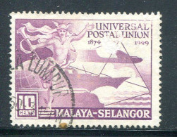 SELANGOR- Y&T N°62- Oblitéré - Selangor