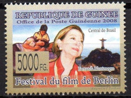 GUINEA - 1v - MNH - Fernanda Montenegro - Cinema - Movies - Film - Kino - Cine - Berlin Festival - Central Do Brasil - Cinema