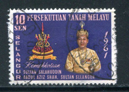 SELANGOR- Y&T N°78- Oblitéré - Selangor
