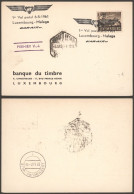 LUXEMBURGO PRIMER VUELO A MALAGA 1961 KAR AIR - Storia Postale