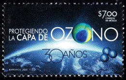 México 3065 2017 Protegiendo La Capa De Ozono MNH - Mexique
