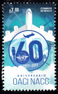 México 3074 2017 60 Aniversario OACI NACC MNH - Mexique