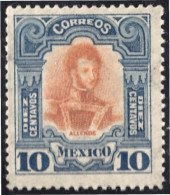 México 200 1910 Ignacio Allende Sin Goma - Mexico