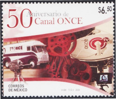 Mexico 2441 2009 50 Años Del Canal ONCE MNH - Mexique
