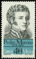 México 740 1967 Pedro Moreno MNH - Mexique