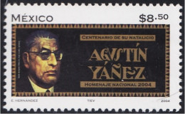 Mexico 2062 2004 Literatura Agustin Yanez Escritor Y Hombre Político MNH - Mexico