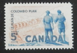 CANADA YT 321 NEUF**MNH " INGENIEURS ET BARRAGE" ANNÉE 1961 - Nuevos