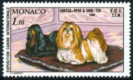 FAU4 Monaco  Nº 1232  1980  Expo. Canina Inter.Monte Carlo Perros Pequineses-L - Otros & Sin Clasificación