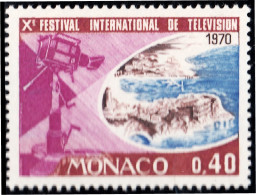 Monaco 807 1969 X Festival Internacional De TV MNH - Otros & Sin Clasificación