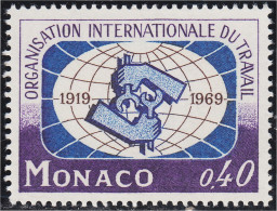 Monaco 806 1969 50º Anivrsario De La OIT MNH - Otros & Sin Clasificación