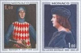 Monaco - 734/35 - 1967 Príncipes De Mónaco-cuadros Del Palacio Real-Lujo - Autres & Non Classés