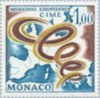 Monaco  - 728 - 1967 Comité Intergubernamental Por Las Migraciones Europeas Lu - Otros & Sin Clasificación