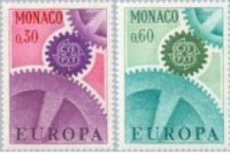 Monaco - 729/30 - 1967 Europa Lujo - Otros & Sin Clasificación