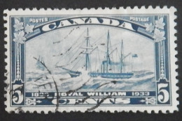 CANADA YT 169 OBLITÉRÉ "BATEAU A VAPEUR" ANNÉE 1933 - Usati