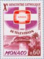 Monaco - 706 - 1966 10º Reencuentro Católico Inter. Sobre La TV Lujo - Autres & Non Classés