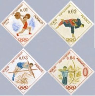 Monaco - 654/57 - 1964 JJOO De Tokyo-disciplinas-Lujo - Autres & Non Classés