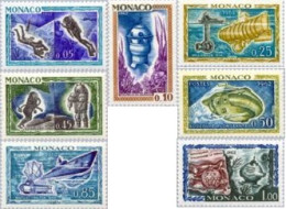 Monaco - 591/97 - 1962 Exp.-El Hombre Bajo El Mar-Lujo - Altri & Non Classificati