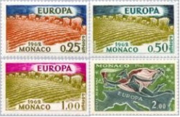 Monaco - 571/73+A79 - 1962 Europa Lujo - Autres & Non Classés