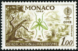 FAU5/S  Monaco  Nº 579  1962   Erradicación Del Paludismo Lujo - Otros & Sin Clasificación