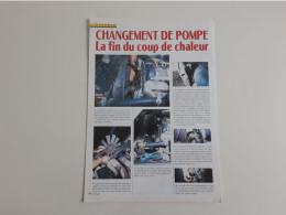 Changement De La Pompe à Eau - Coupure De Presse Technique - Other & Unclassified