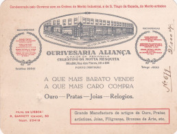 PORTUGAL COMMERCIAL LABEL - OURIVESARIA - ALIANÇA - PORTO - Portugal