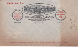 PORTUGAL COMMERCIAL ENVELOPE  - OURIVESARIA - ALIANÇA - PORTO - Portogallo