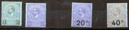 TAXE à CHARNIERES * - N° 8.9.11.12. - Postage Due