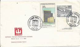 CZECHOSLOVAKIA. POSTMARK. PRAHA. 1968 - Lettres & Documents