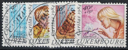 Luxemburg - Caritas: Kinderporträts (MiNr: 1112/4 + 1116 1984 - Gest Used Obl - Gebraucht