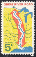 !a! USA Sc# 1319 MNH SINGLE (a3) - Great River Road - Nuovi